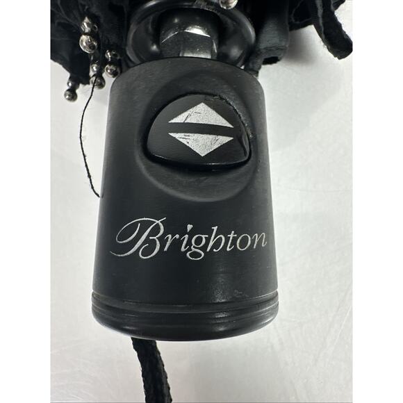 Brighton Black & Red Accessory Pattern Umbrella - Picture 8 of 11